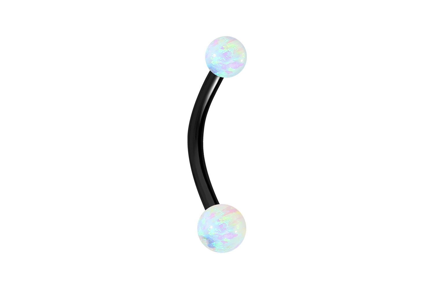 Titan Mini Bananabell Piercing SYNTHETISCHE OPALE